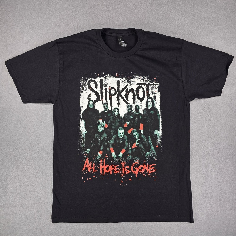 Slipknot All Hope Is Gone T Shirt Black Adult Size Large Band‎ Tee Concert Metal